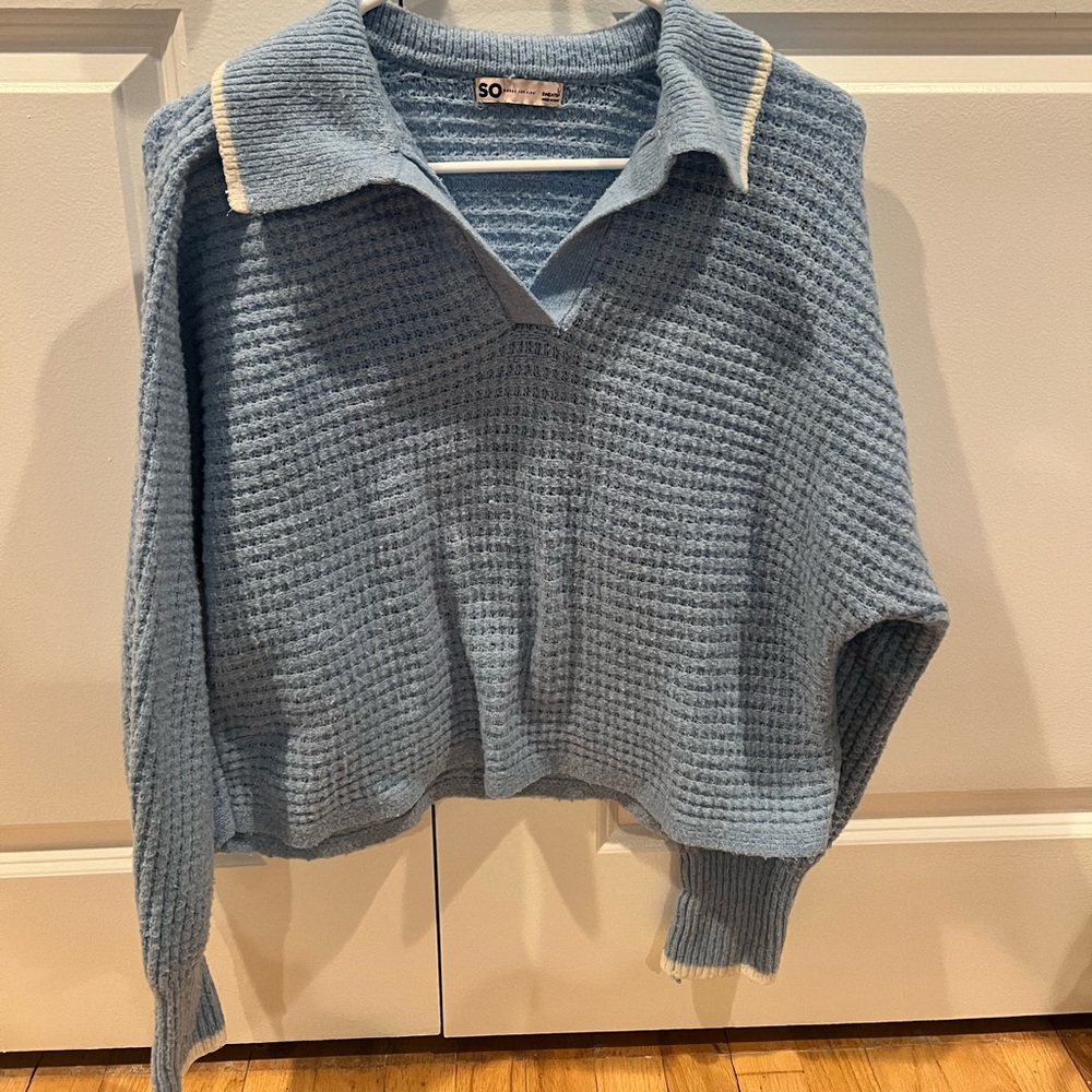 SO Women's Blue Sweater